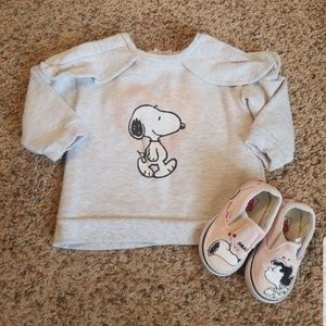 Peanuts sweatshirt with peanuts Van's
